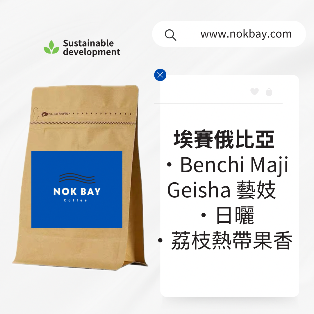 埃賽俄比亞|Benchi Maji Geisha|藝妓|日曬|熱帶荔枝果香|G1|咖啡豆|淺烘焙
