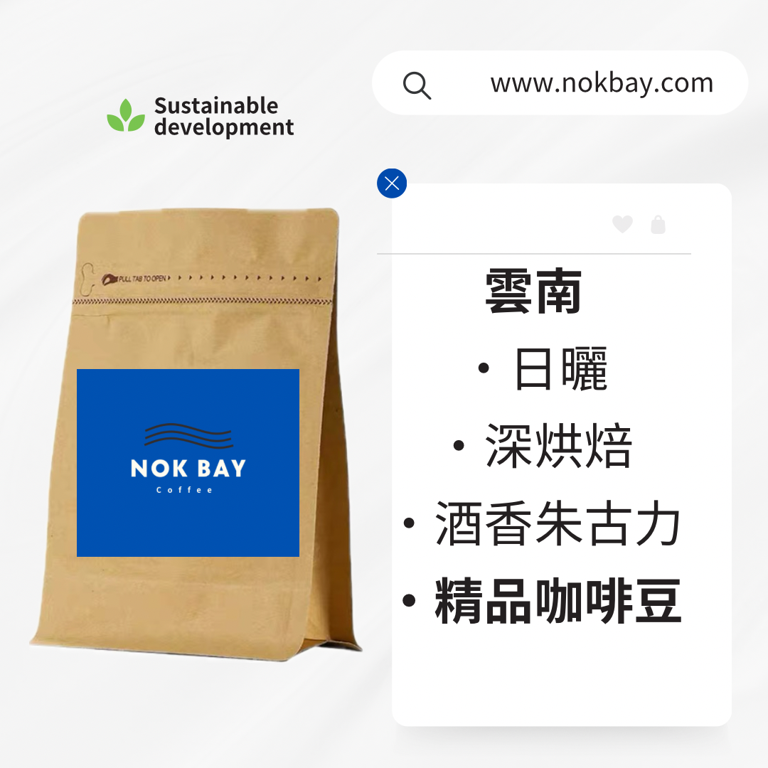 雲南|日曬|酒香朱古力|精品咖啡豆|深烘焙|Catimor