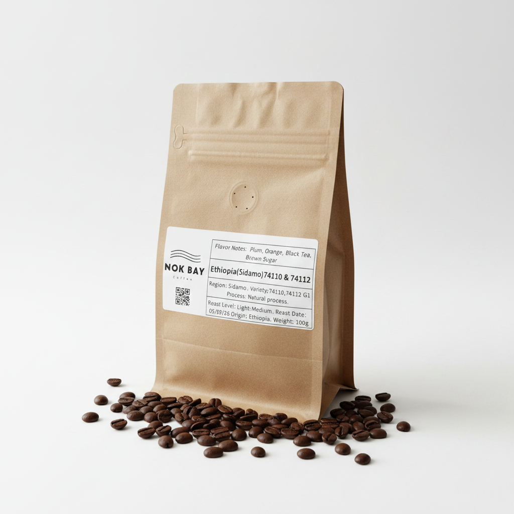Nok bay coffee 精品咖啡豆 衣索比亞 西達摩 Mitima 日曬 74110 & 74112 咖啡豆